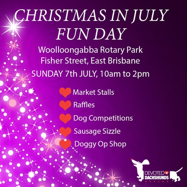 CHRISTMAS IN JULY - 7TH JULY 2024 - JOIN US FOR A FUN FILLED DAY